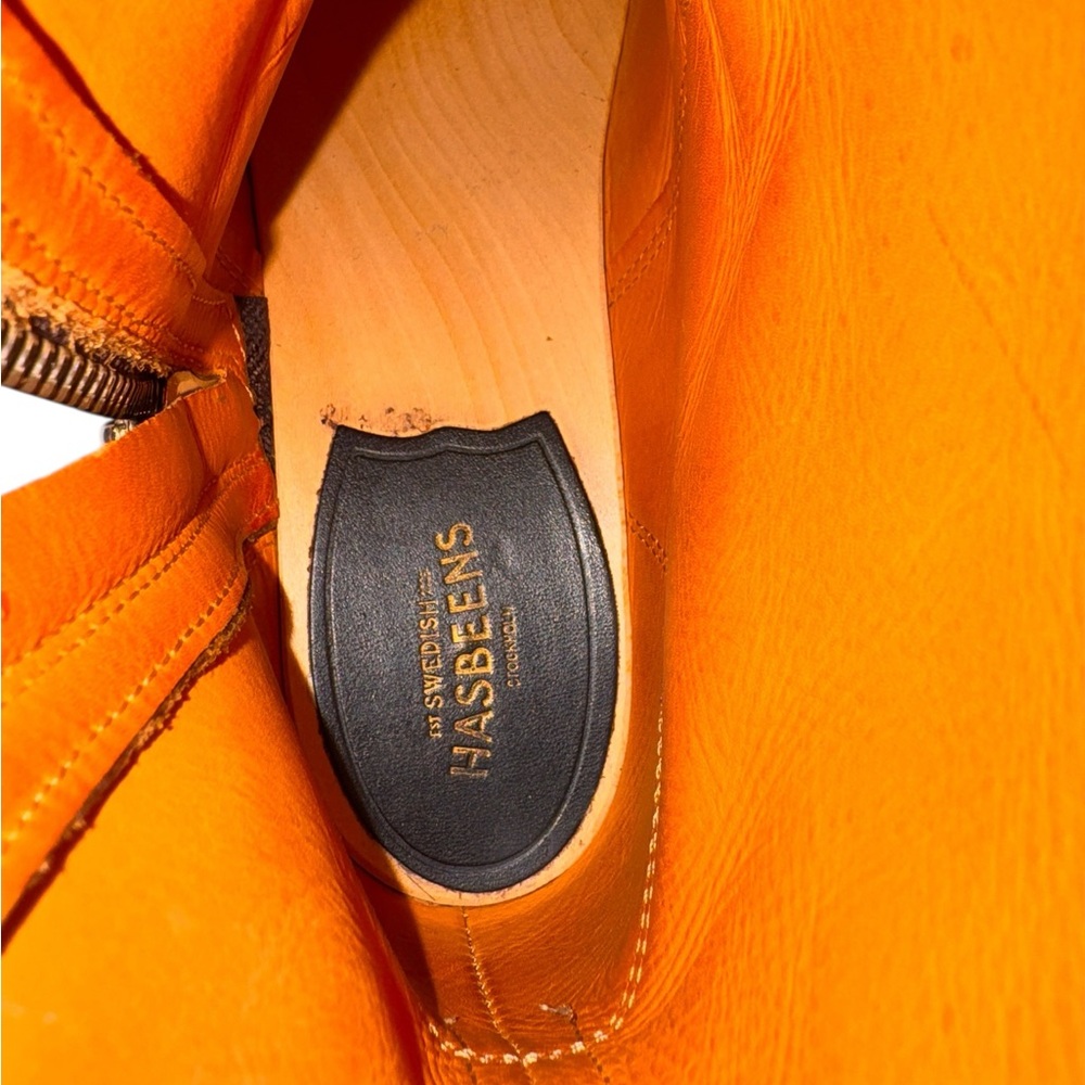 New SWEDISH HASBEENS Zip it Emy Suede - Picture 14 of 14